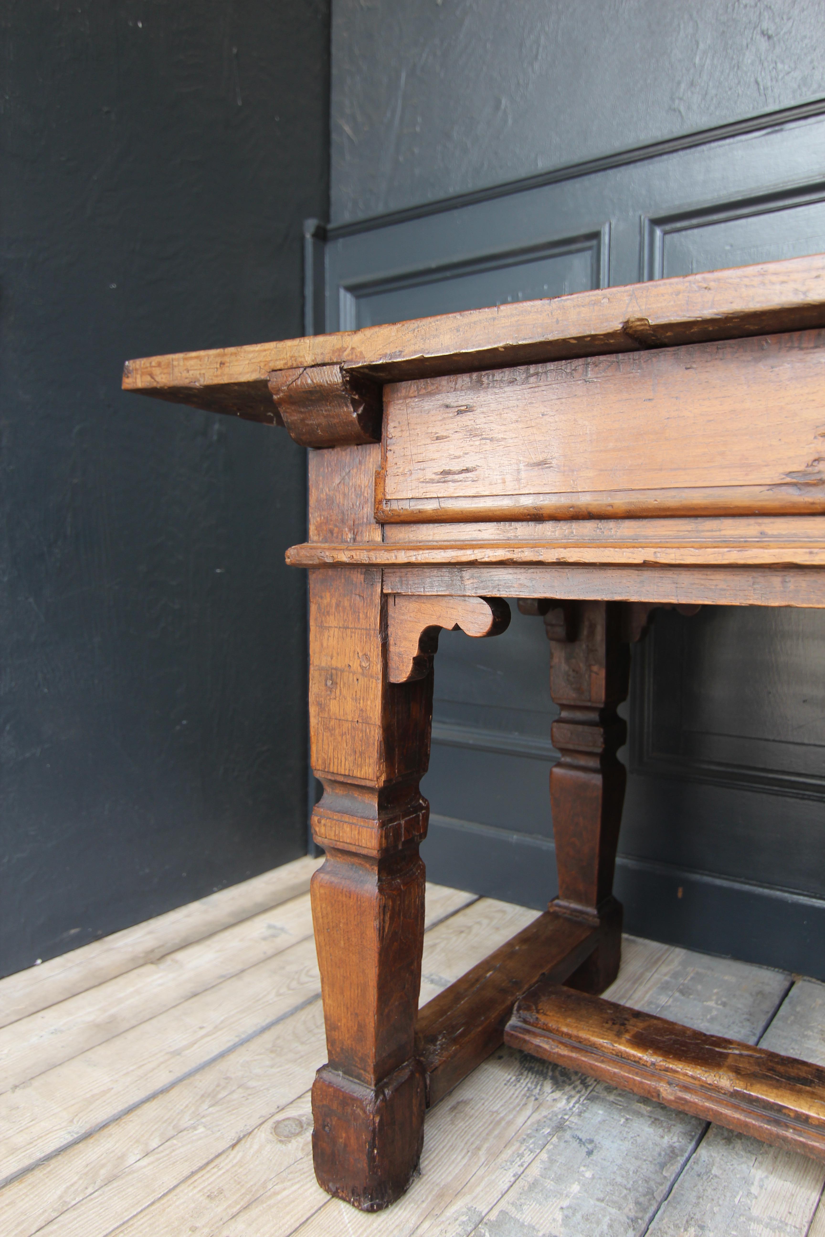 18th Century Oak Refectory Table In Good Condition In Dusseldorf, DE