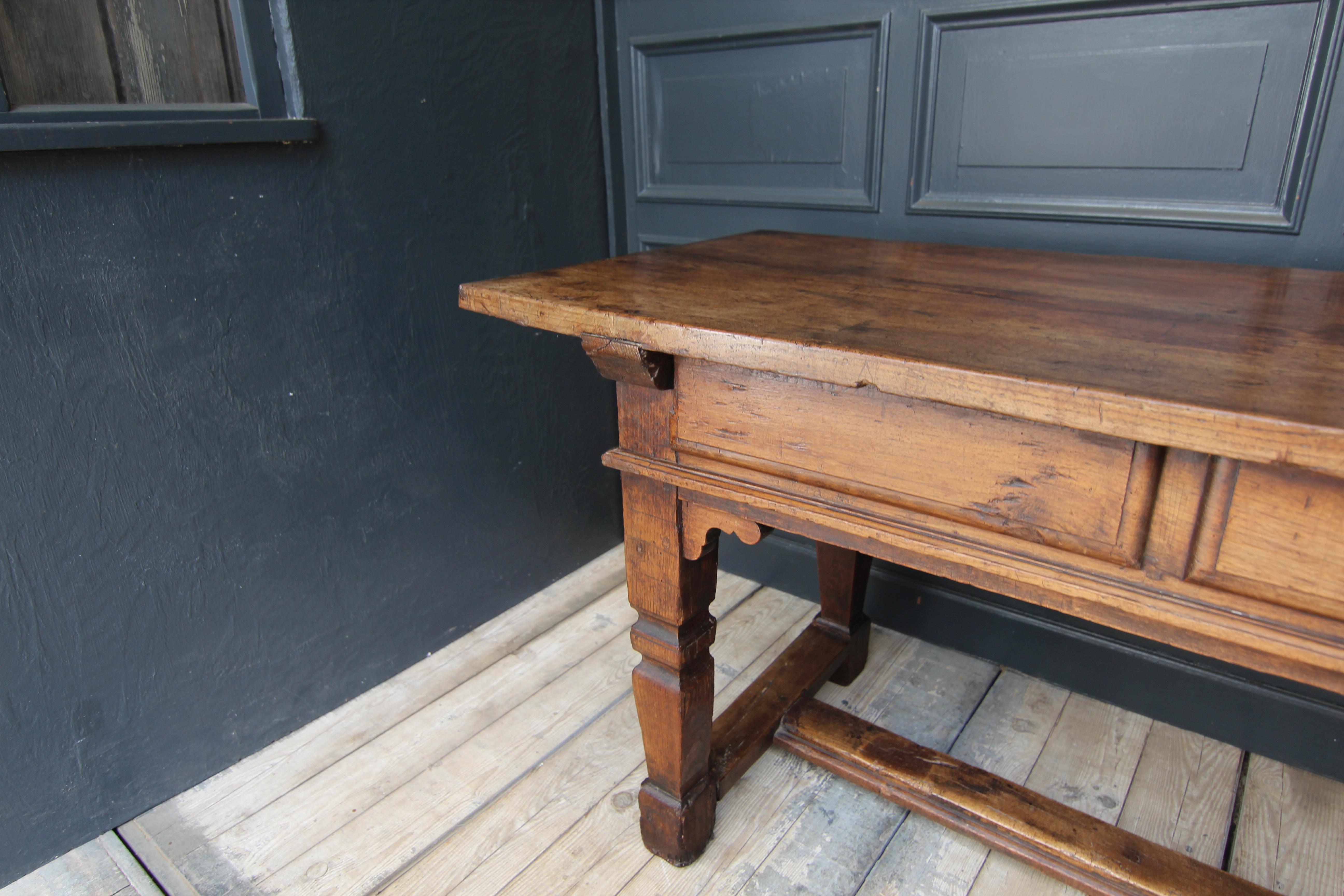 18th Century Oak Refectory Table 1