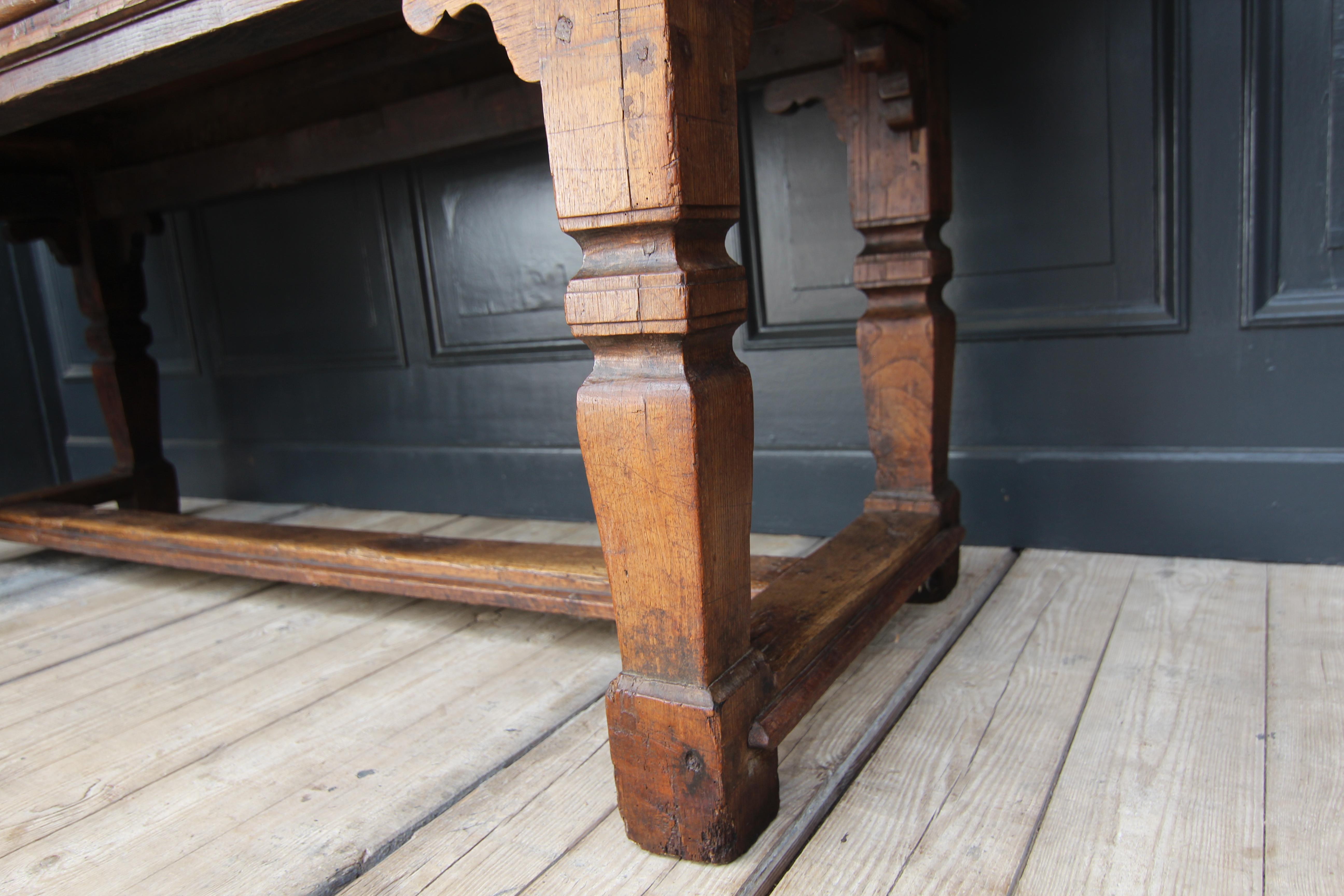 18th Century Oak Refectory Table 3