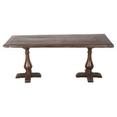 Mesa de refectorio de roble del siglo XVIII