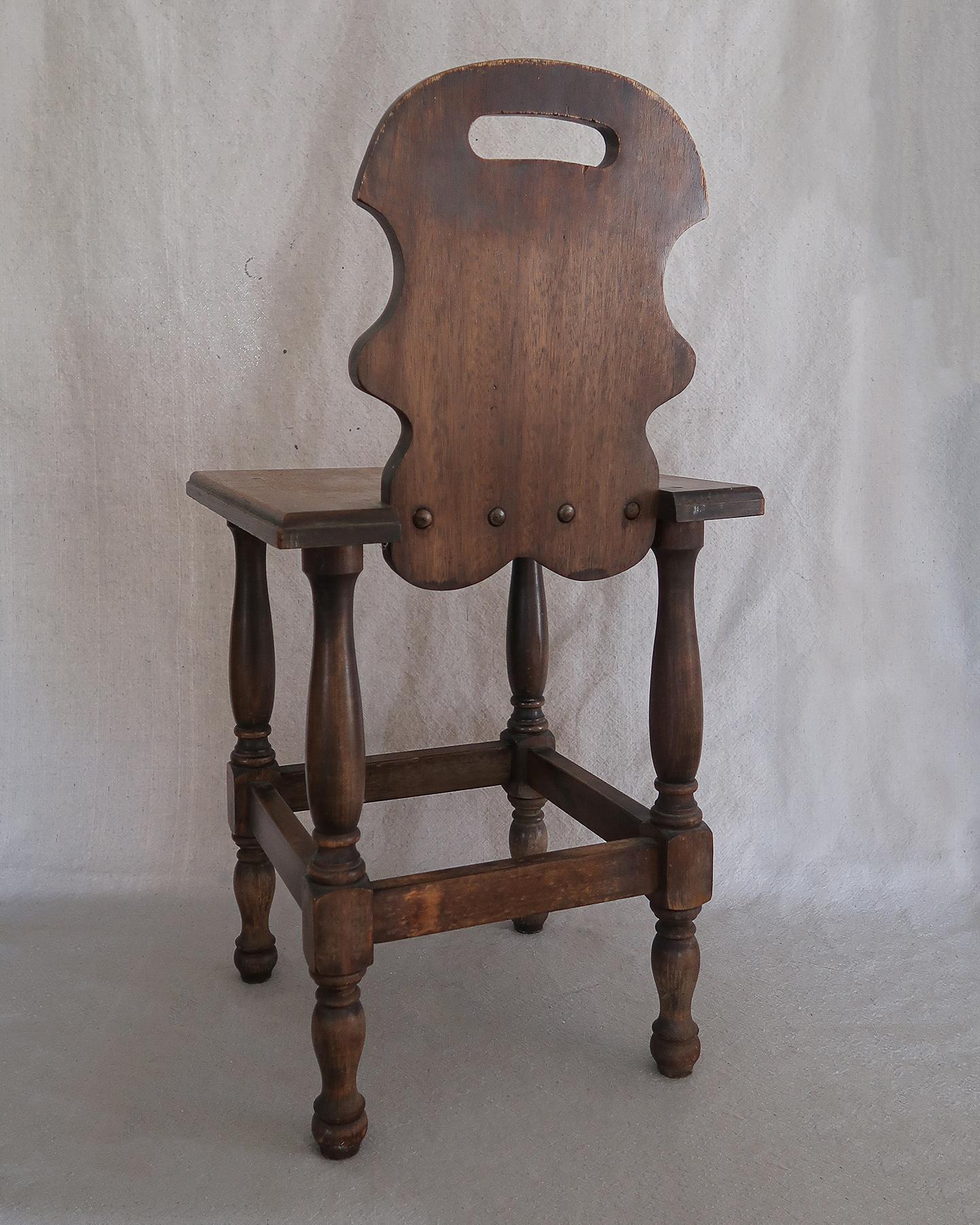 Chaise d'appoint en Oak du XVIIIe siècle en vente 2