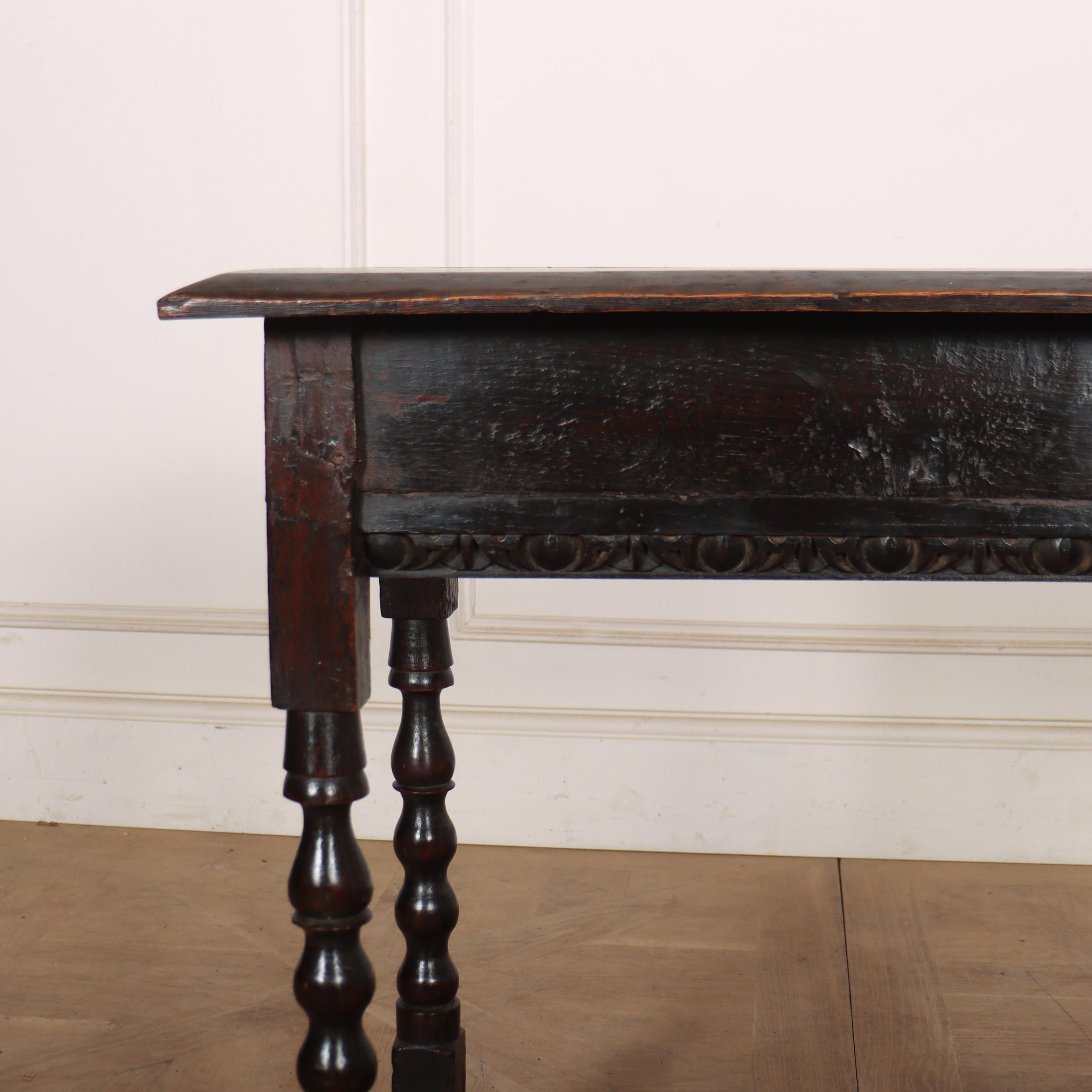 George III Table d'appoint en chêne du XVIIIe siècle en vente