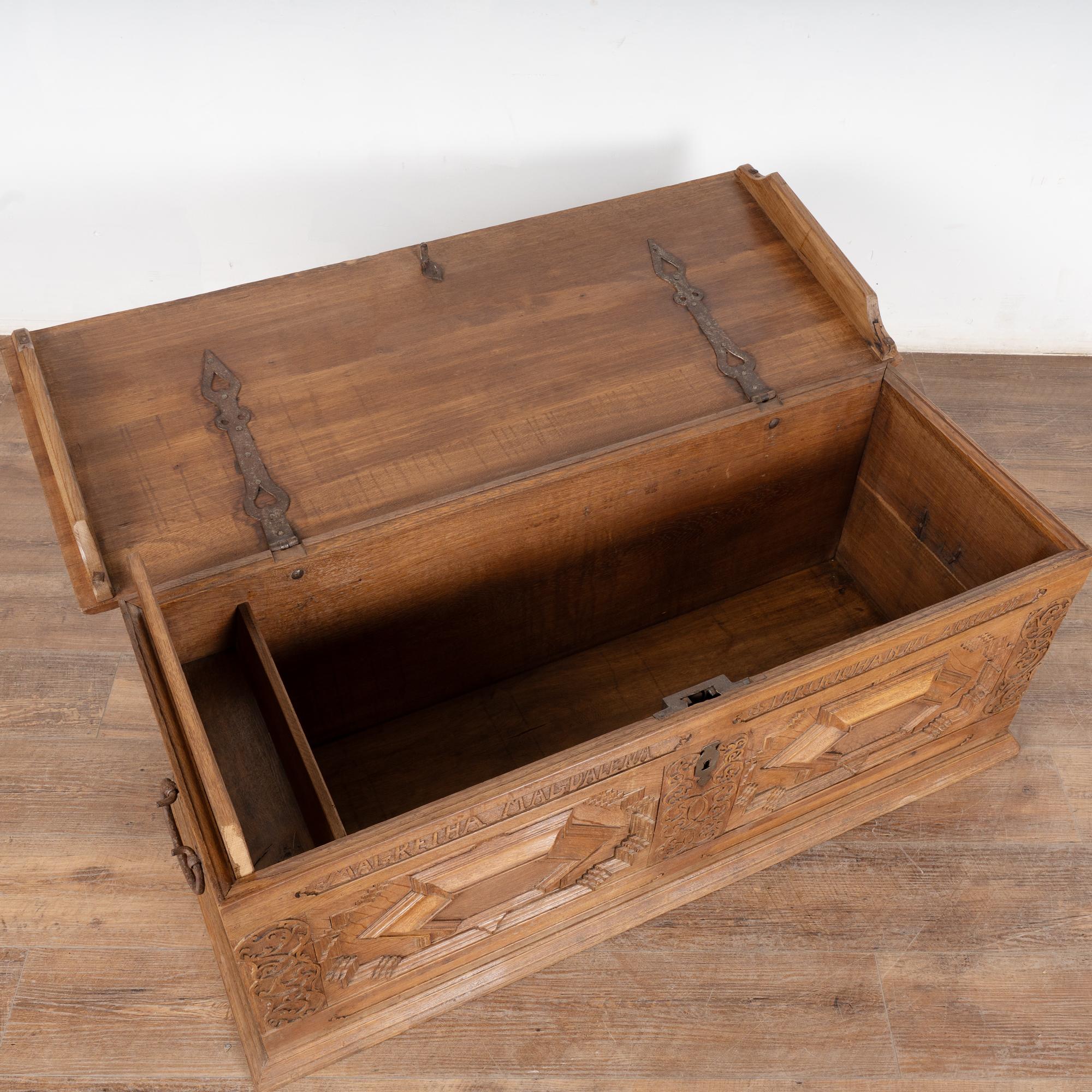 Danese Baule o scrigno in Oak del XVIII secolo, Danimarca in vendita