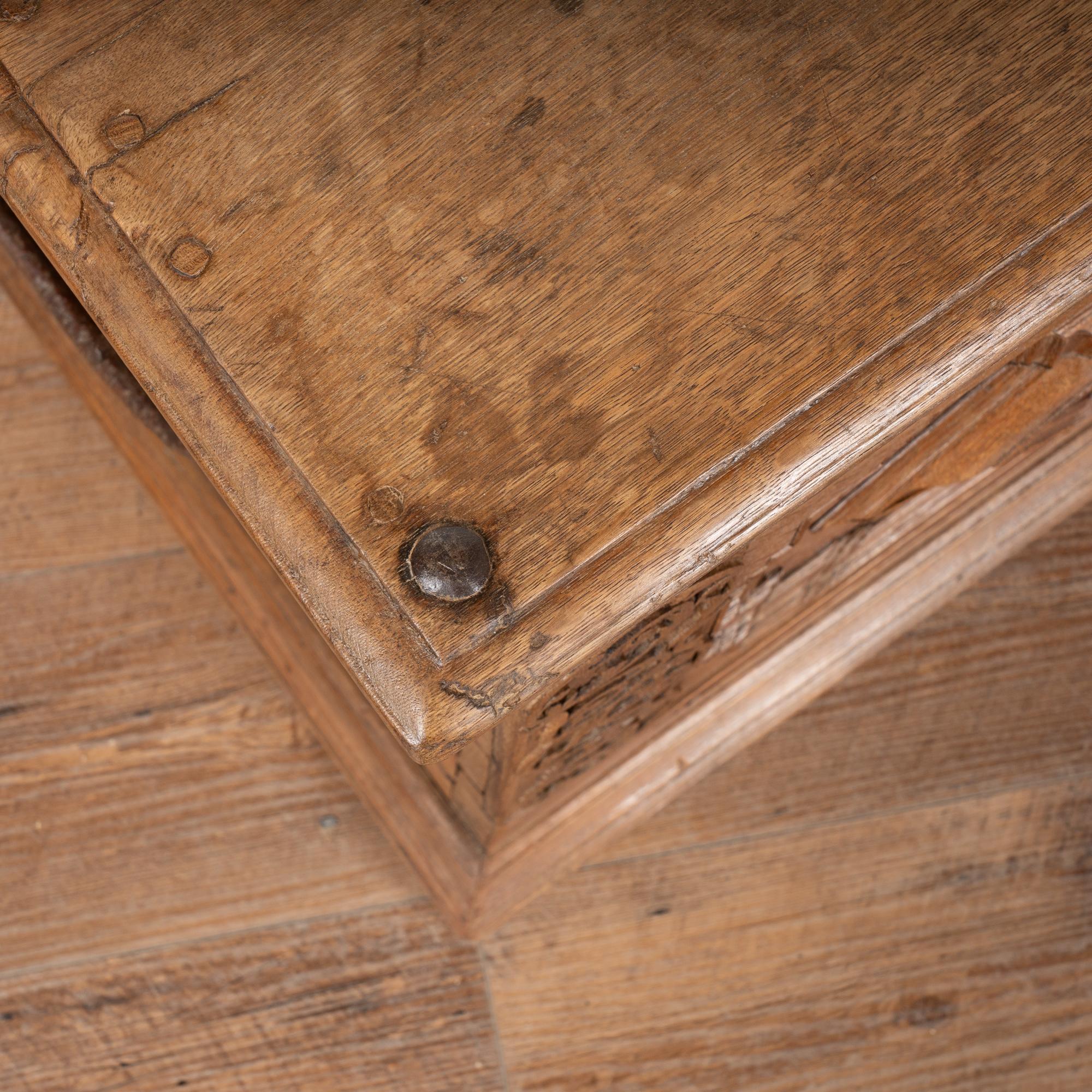 Quercia Baule o scrigno in Oak del XVIII secolo, Danimarca in vendita
