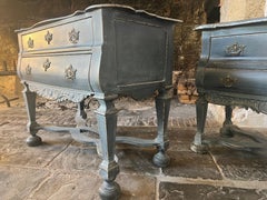 18th Century Oak Two Drawer Commodes