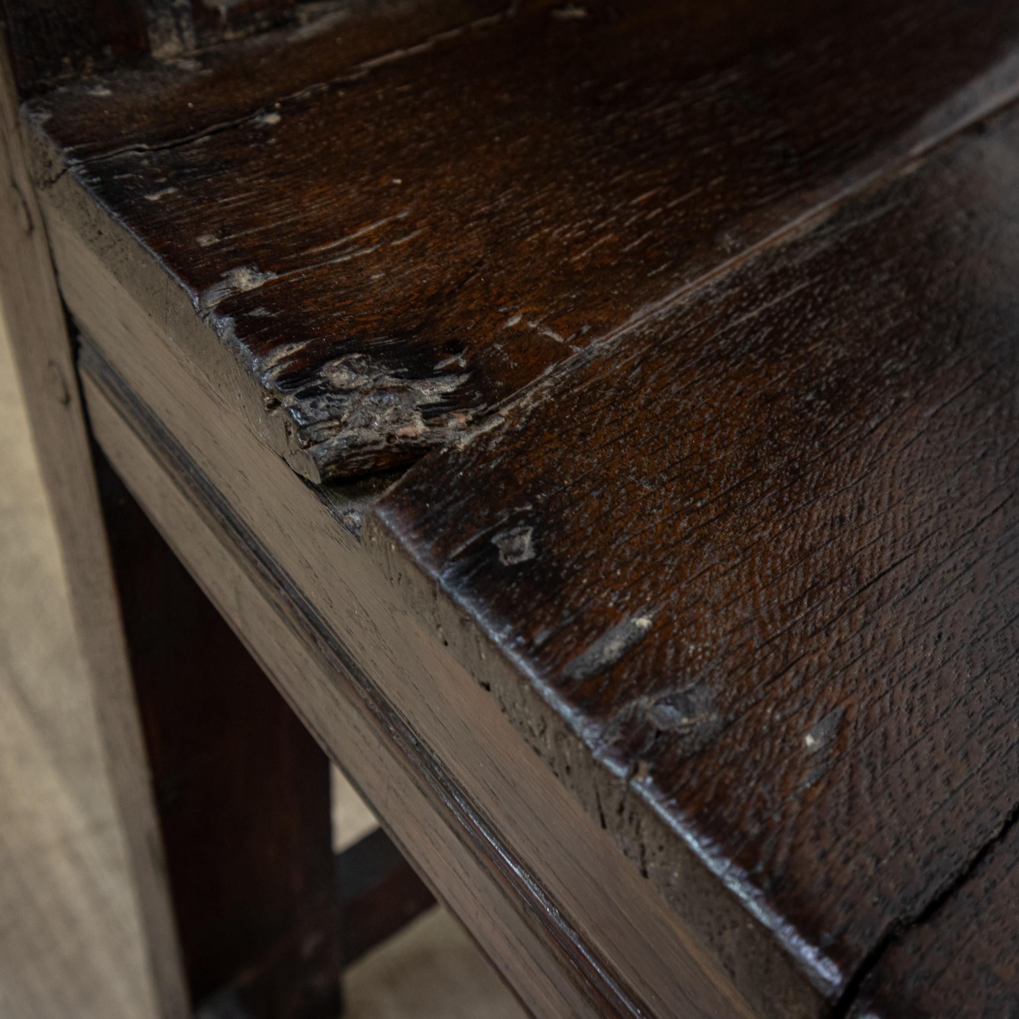 18th Century Oak Wainscot Chair For Sale 2