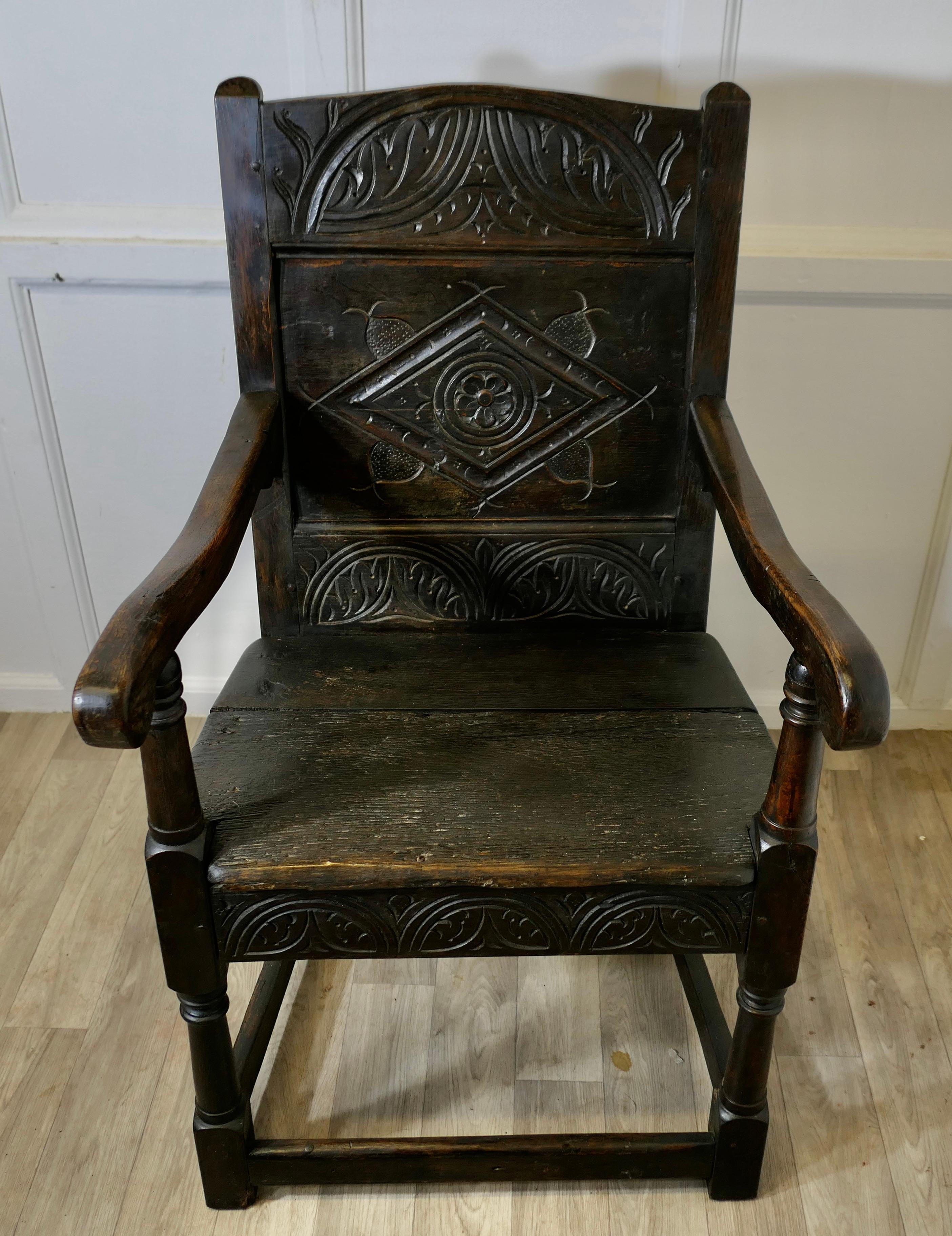 Chaise de salon Wainscot du 18ème siècle  Cette belle chaise en vente 2