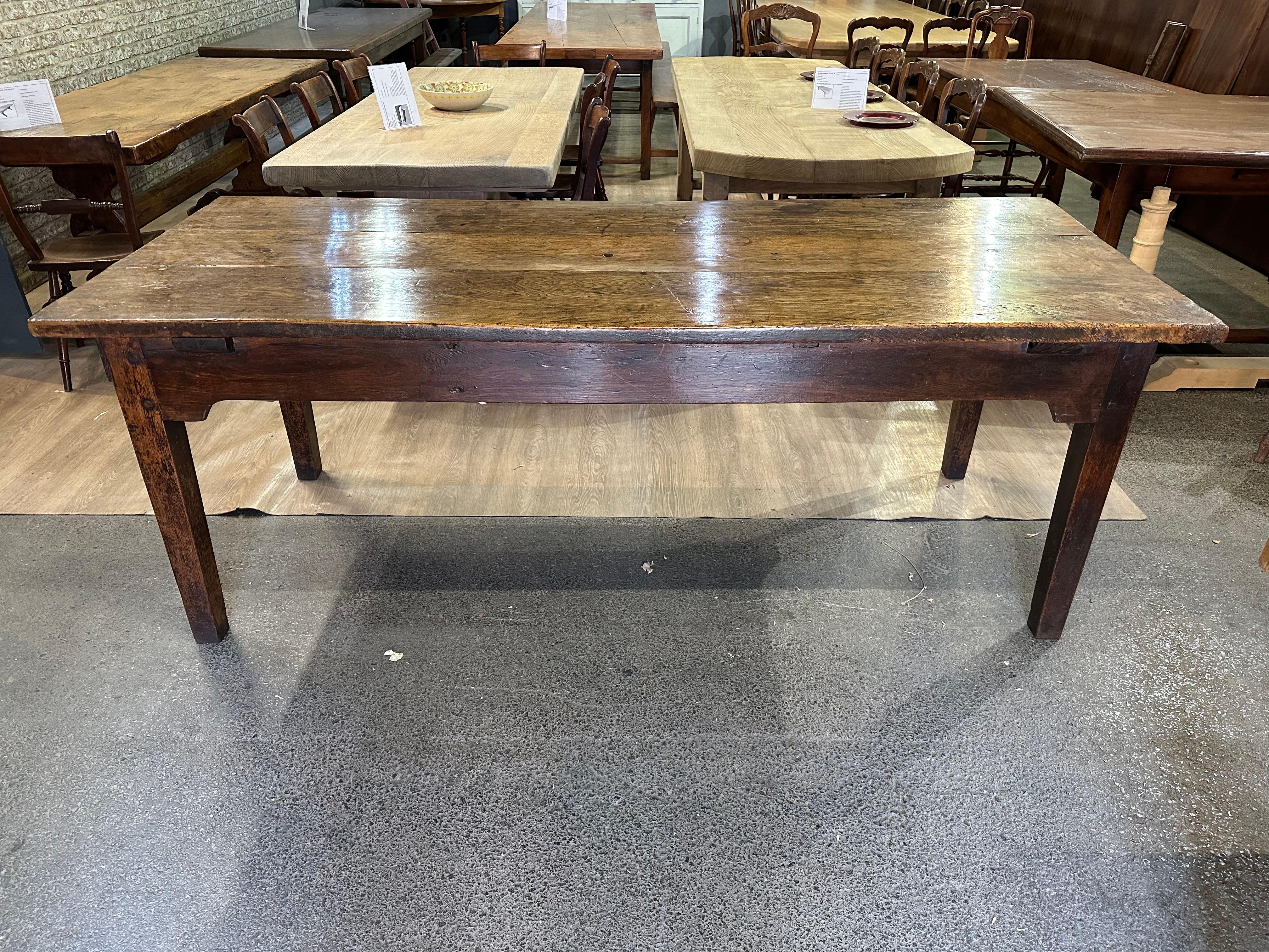 British 18th Century Oak Welsh Dining Table
