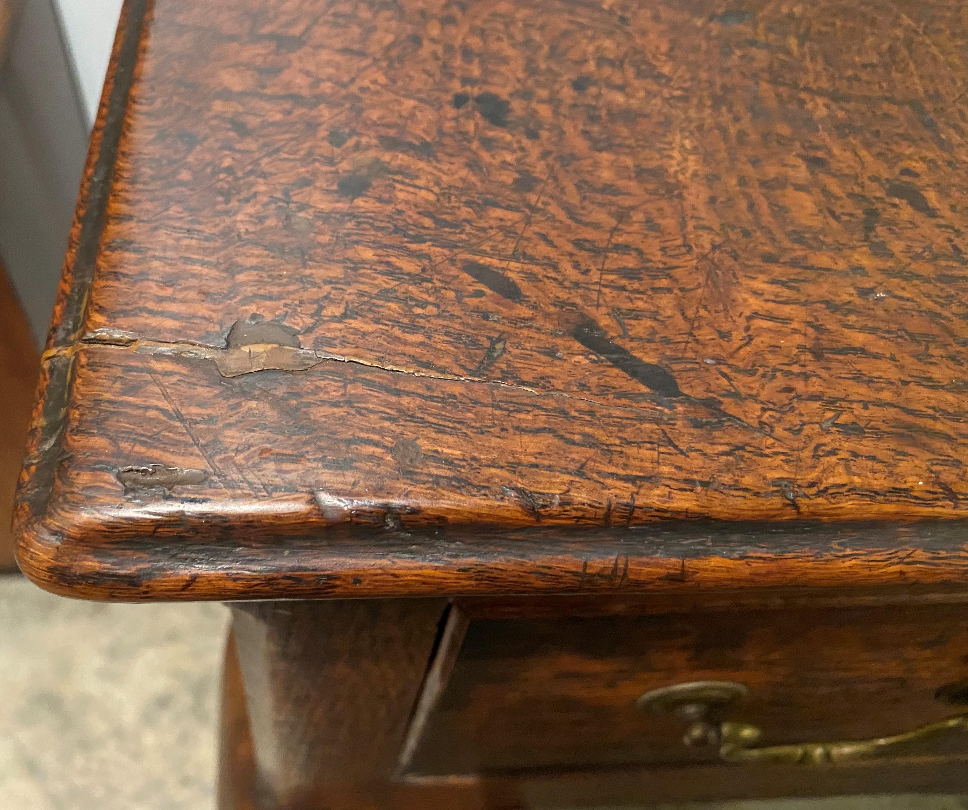 18th Century Oak Welsh Dresser Base or Server 6