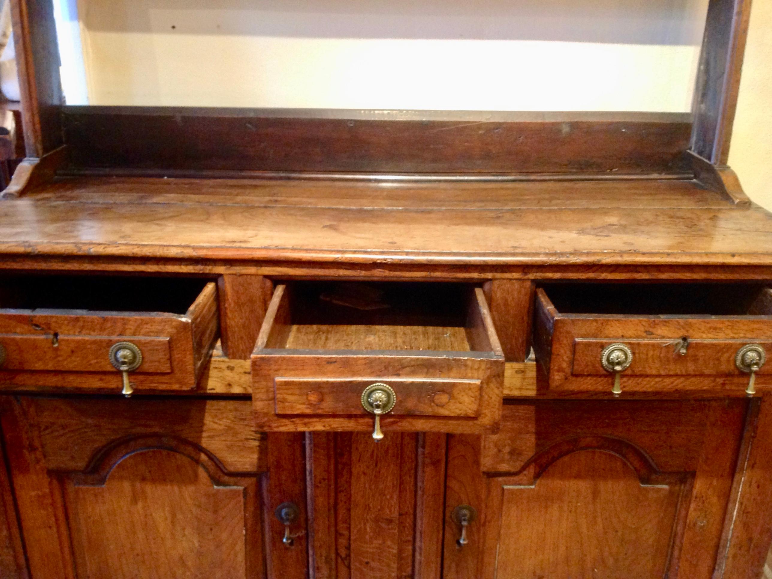 Metal 18th Century Oak Welsh Dresser