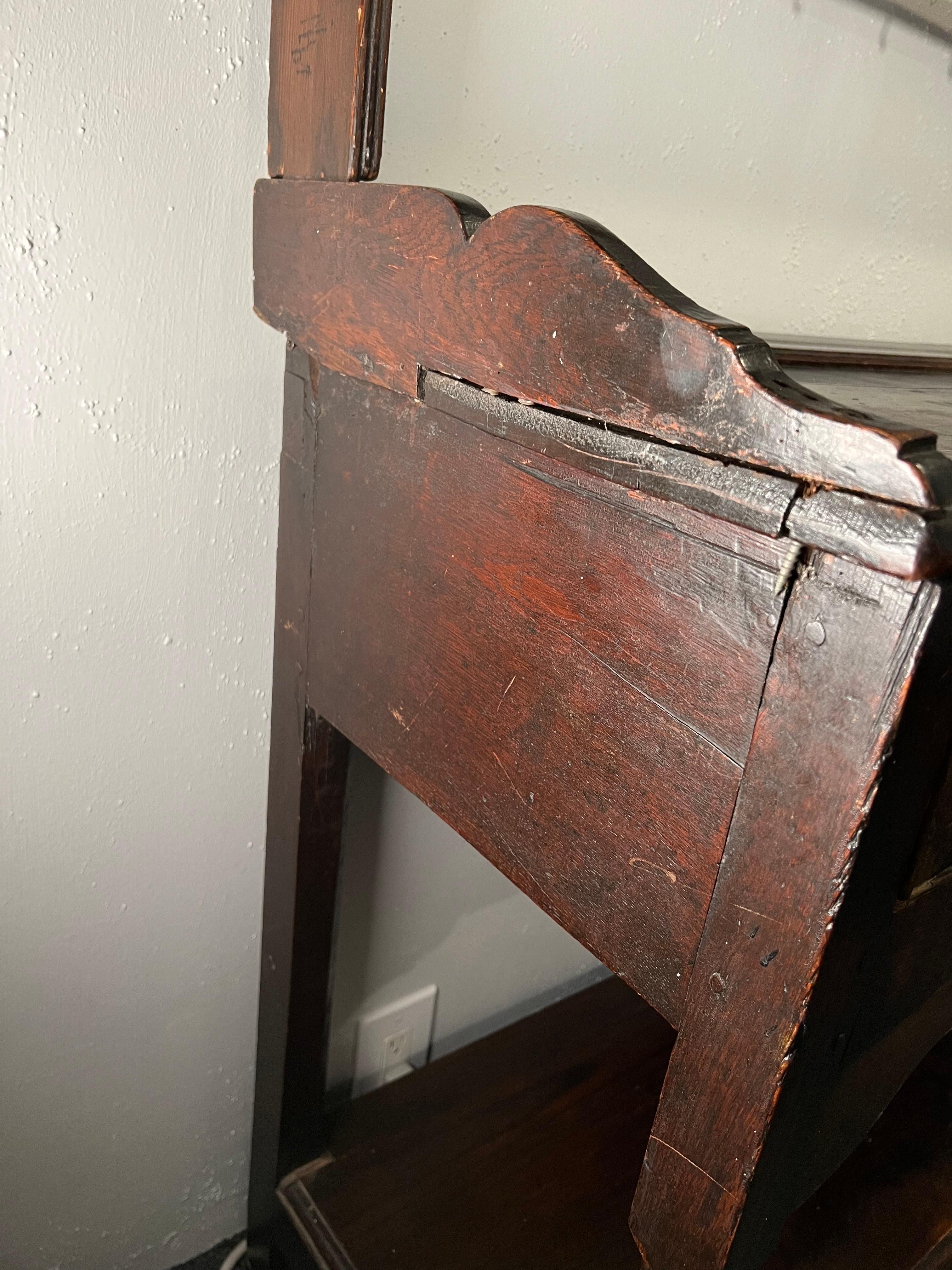 Brass 18th Century Oak Welsh Dresser For Sale
