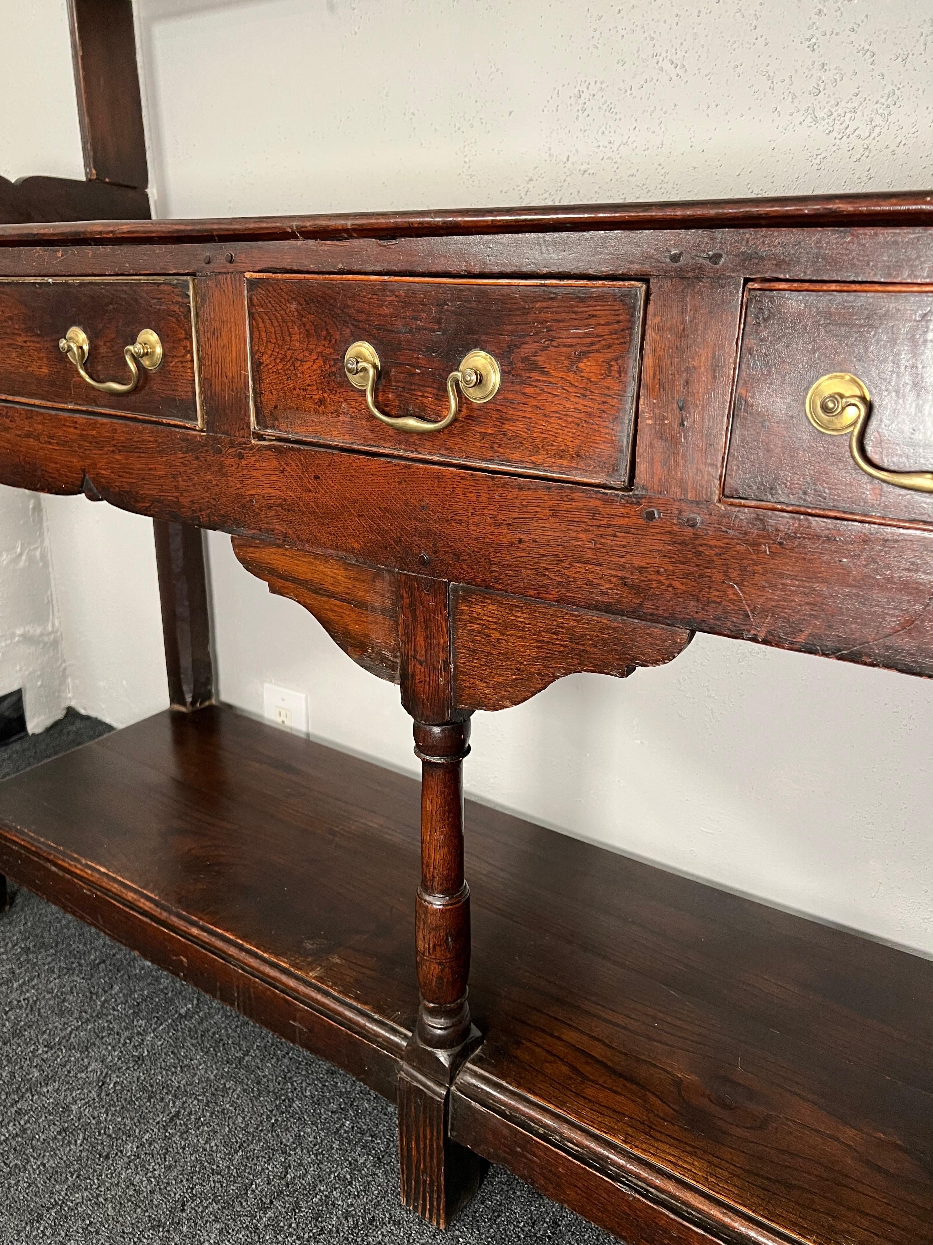 18th Century Oak Welsh Dresser For Sale 1