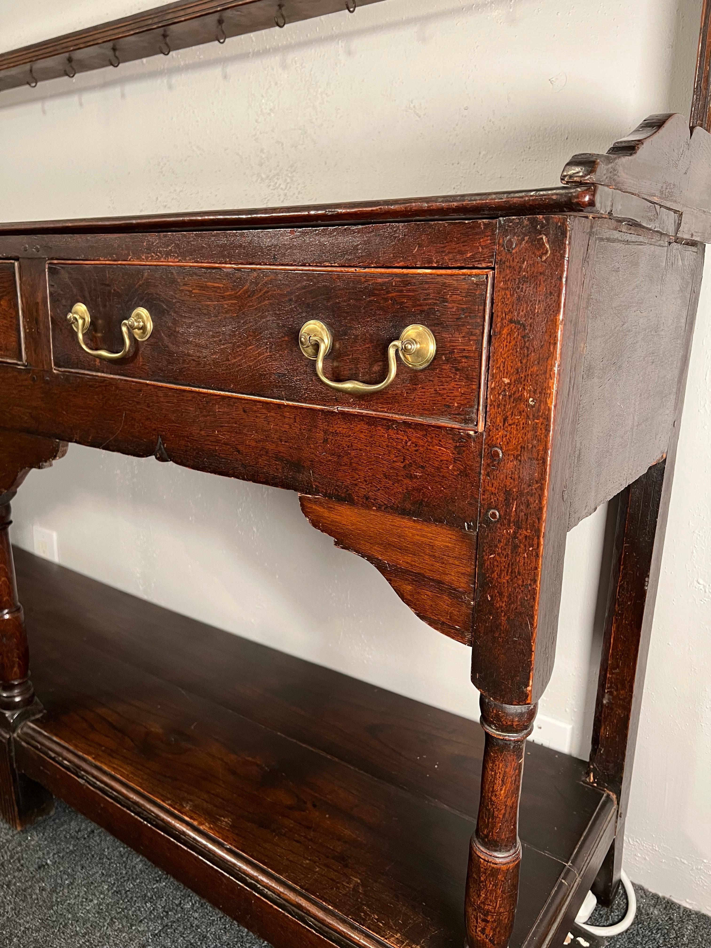 18th Century Oak Welsh Dresser For Sale 3