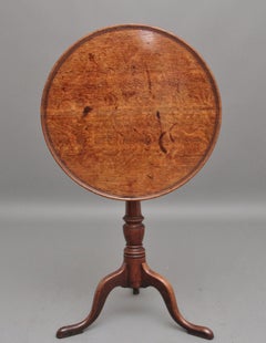 18th Century oak wine table from the Georgian period