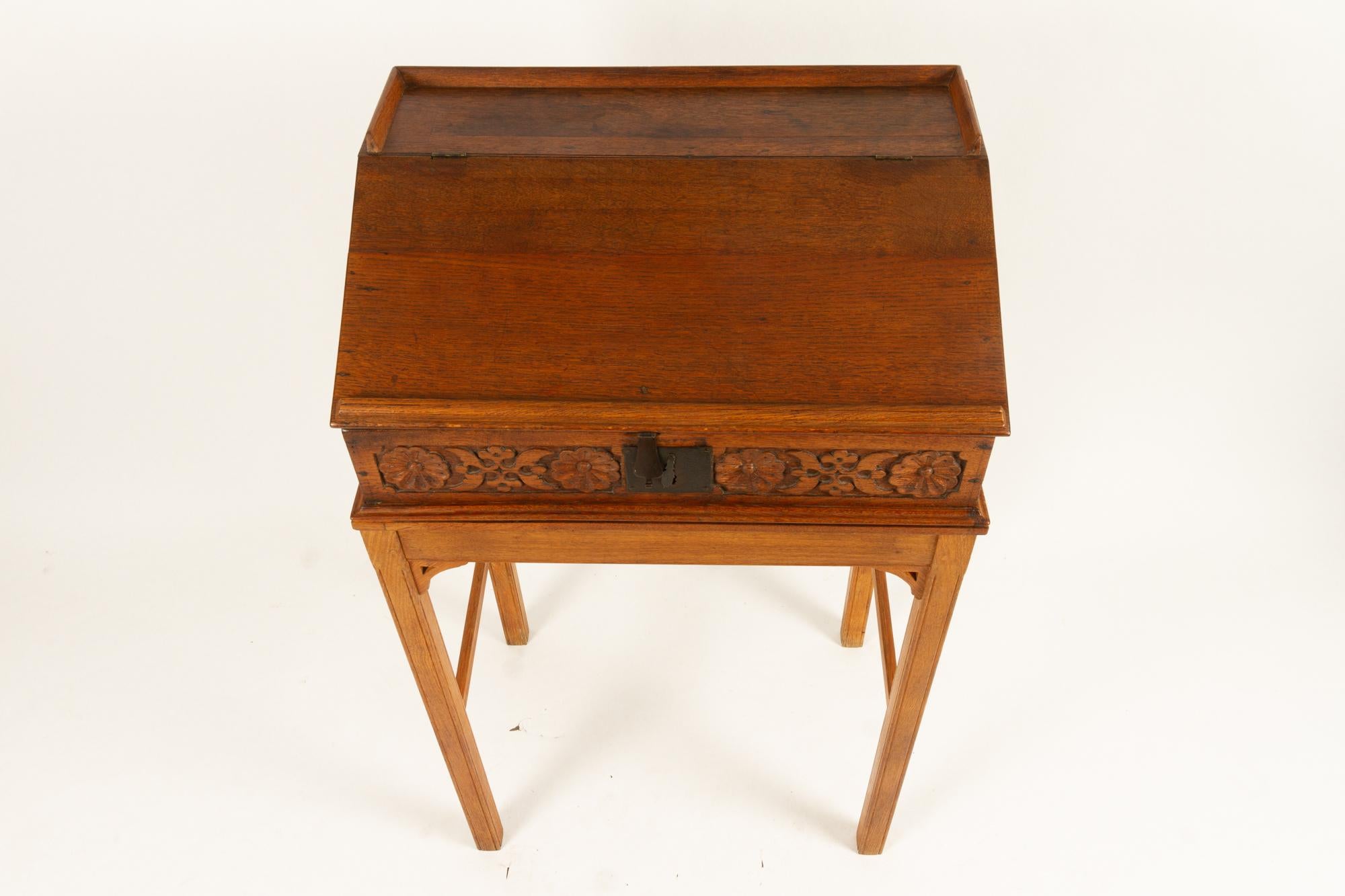 British 18th Century Oak Writing Desk