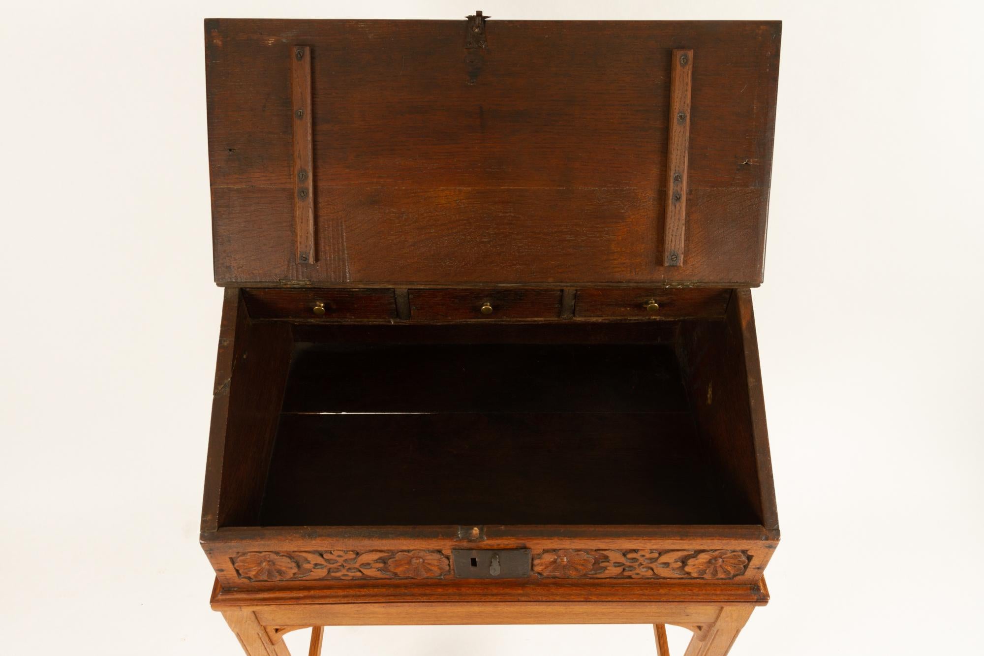 18th Century Oak Writing Desk 3