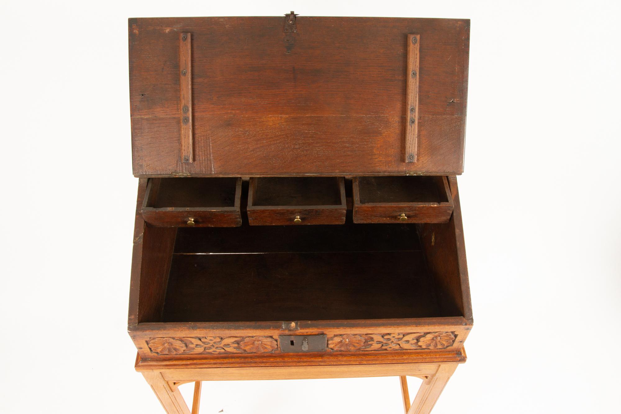 18th Century Oak Writing Desk 4