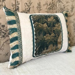 18th Century Oblong Verdure Cushion