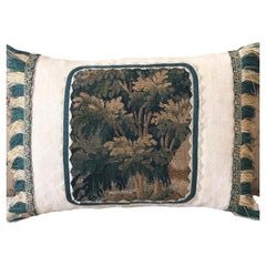 18th Century Oblong Verdure Cushion 