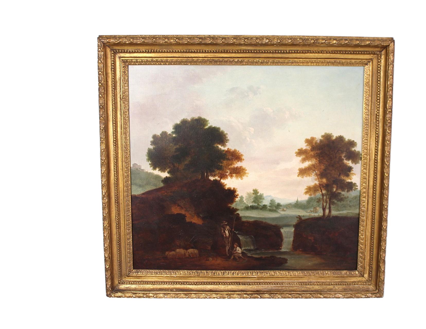 XVIII secolo del cerchio Richard Wilson (circle) Paesaggio pastorale in vendita 3