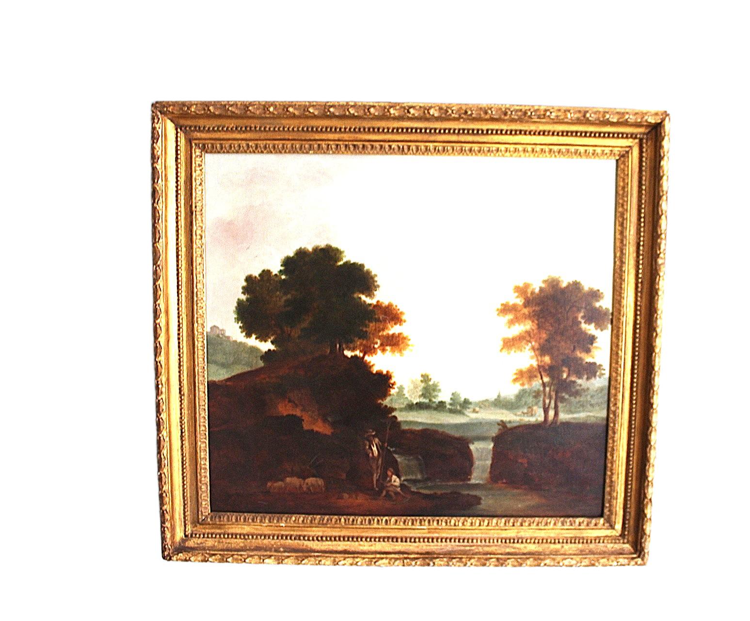 Inglese XVIII secolo del cerchio Richard Wilson (circle) Paesaggio pastorale in vendita