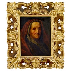 Huile sur panneau du 18e siècle attribuée à Balthasar Denner