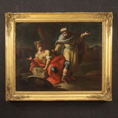 18th Century Oil on Canvas Italian Antique Mythological Painting, 1770