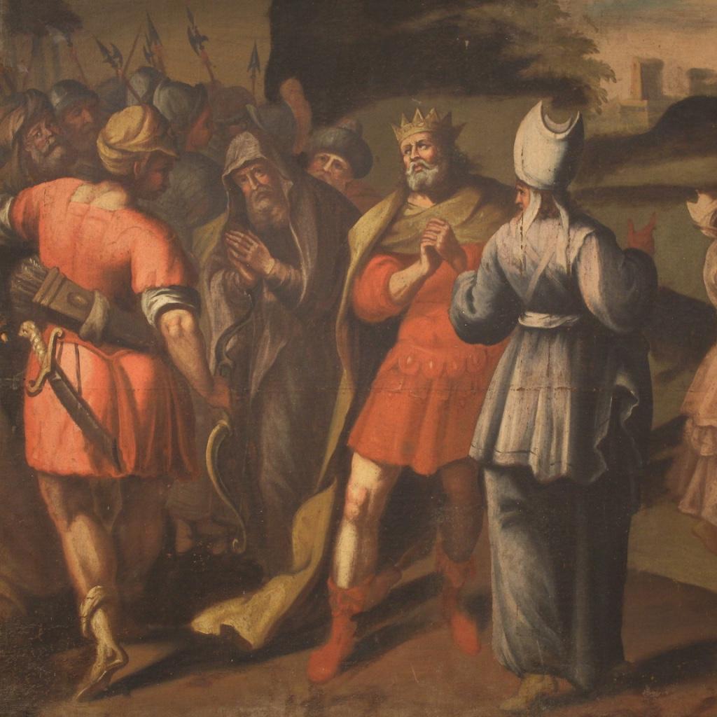 óleo sobre lienzo del siglo XVIII Pintura antigua italiana, 1720 Lienzo en venta