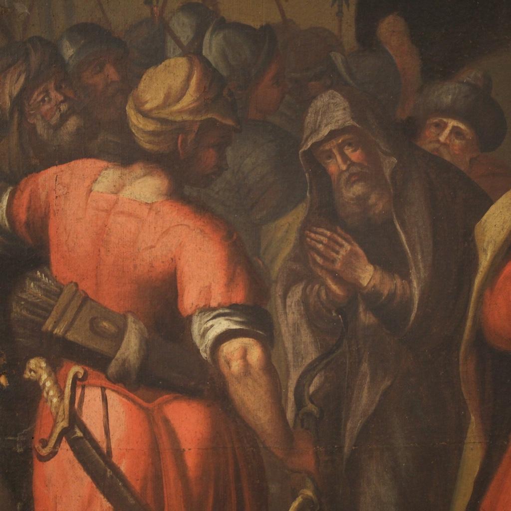 óleo sobre lienzo del siglo XVIII Pintura antigua italiana, 1720 en venta 2