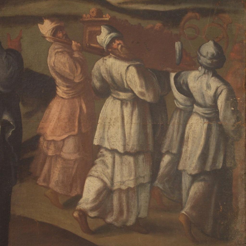 óleo sobre lienzo del siglo XVIII Pintura antigua italiana, 1720 en venta 3