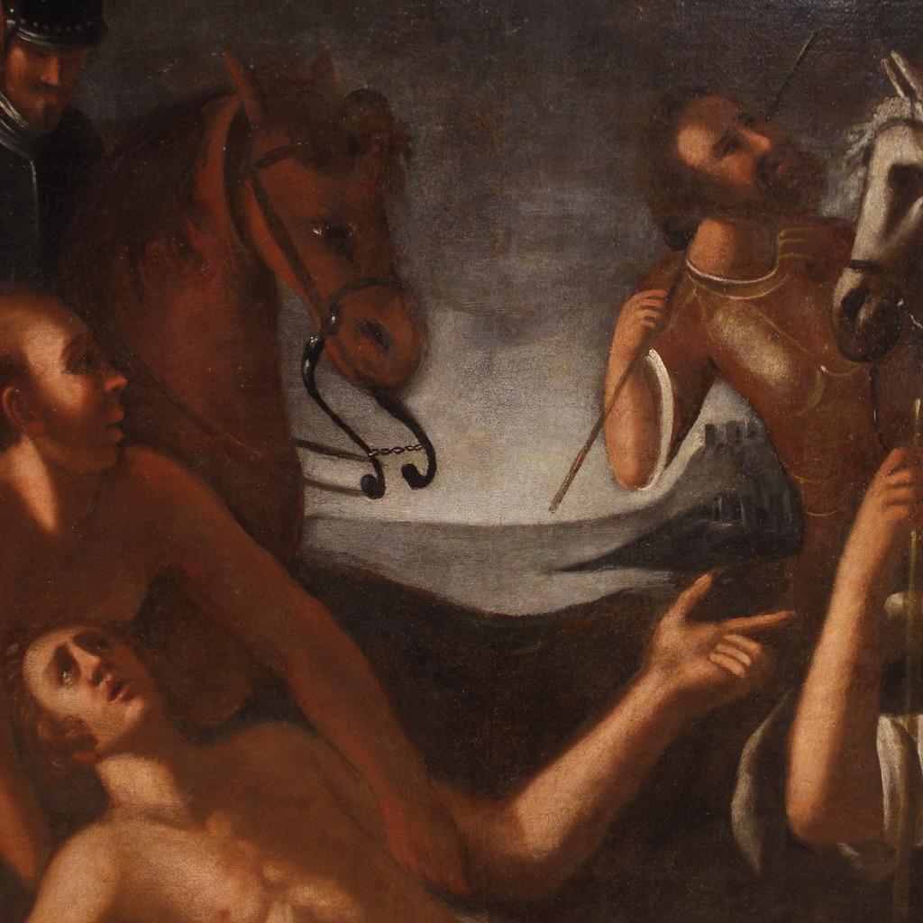 huile sur toile du XVIIIe siècle Peinture italienne ancienne Martyre de saint Laurent  en vente 8