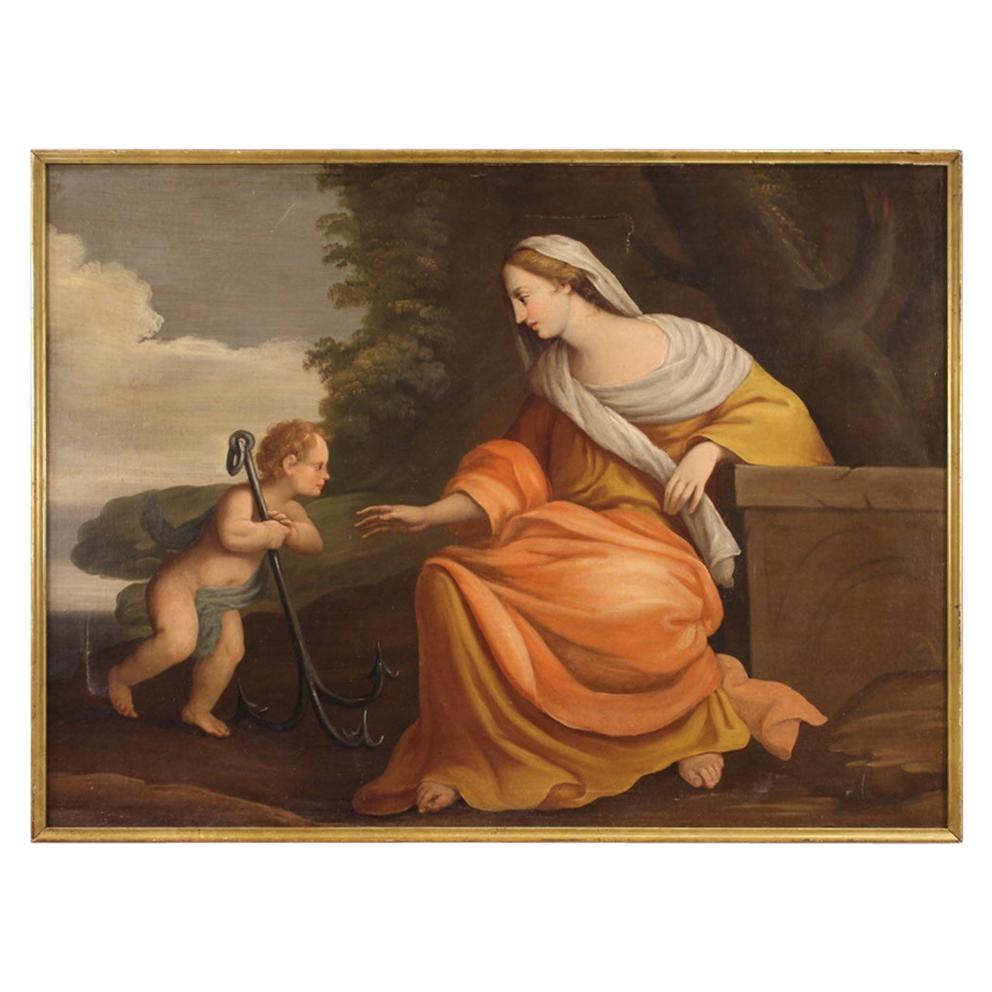 Antique Religious Oil Paintings 45 For Sale on 1stDibs