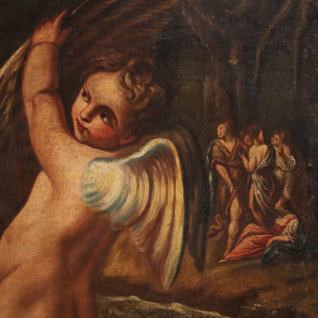 18th Century Oil on Canvas Italian Mythological Painting, 1770 5