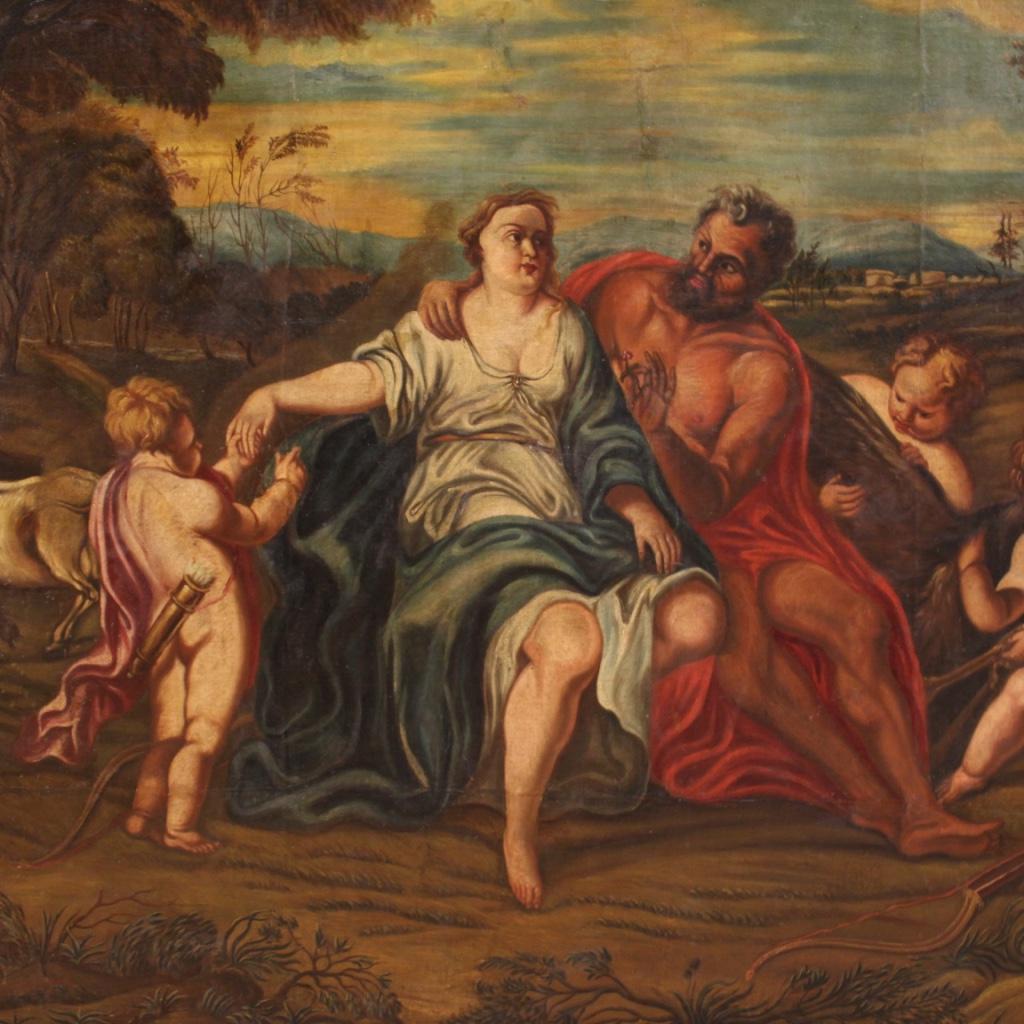 18th Century Oil on Canvas Italian Mythological Painting, 1770 1
