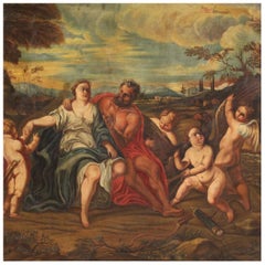 18th Century Oil on Canvas Italian Mythological Painting, 1770
