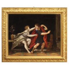18th Century Oil on Canvas Italian Mythological Painting, 1780