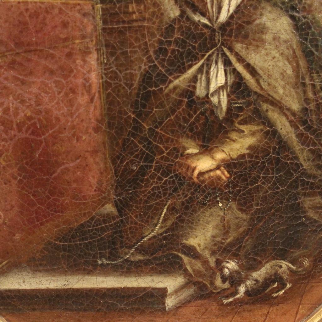 18th Century Oil on Canvas Italian Religious Painting, 1780 1