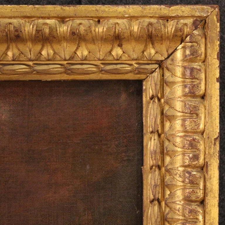 18th Century Oil on Canvas Italian Religious Painting Madonna and Child ...