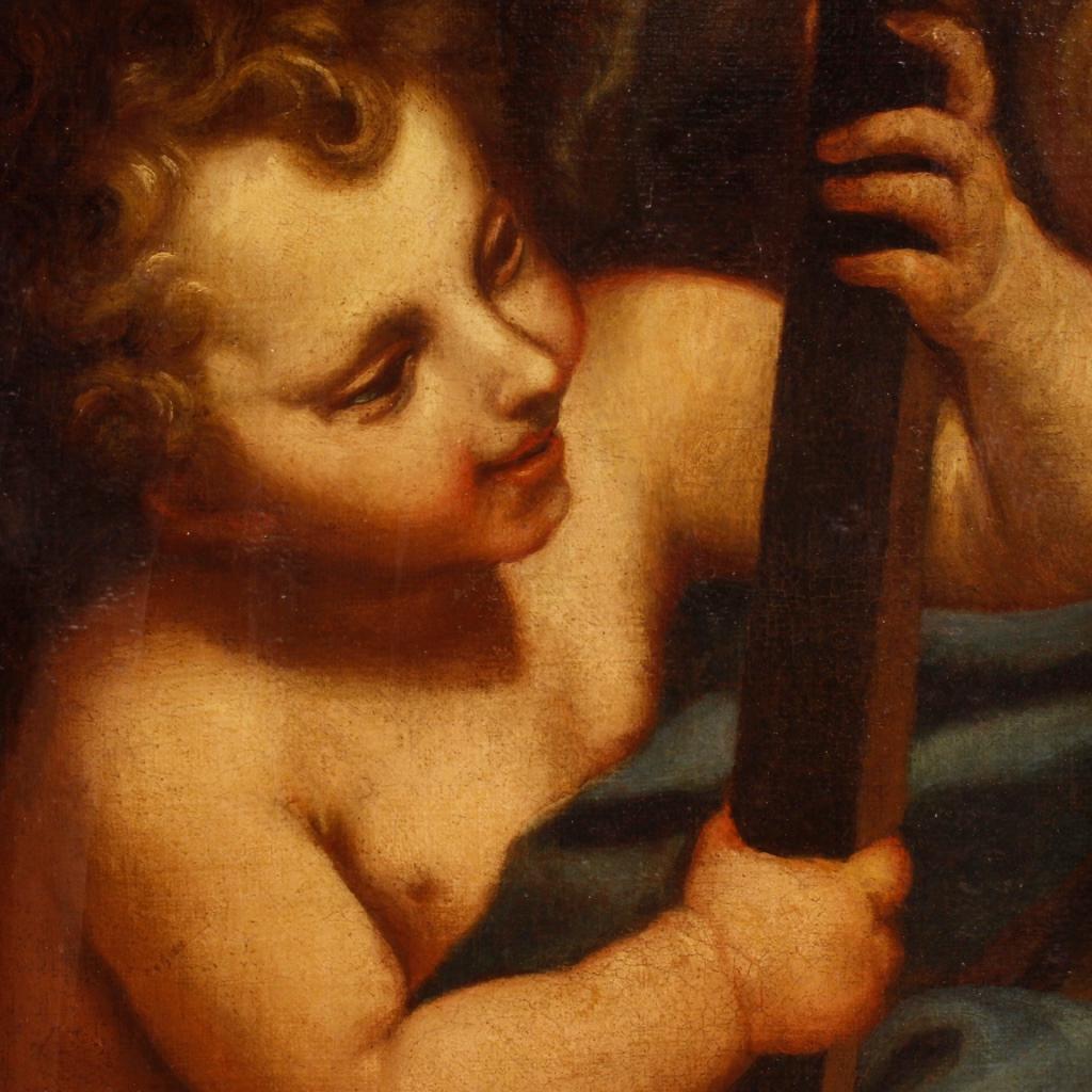 18th Century Oil on Canvas Italian Religious Painting Magdalene, 1720 2