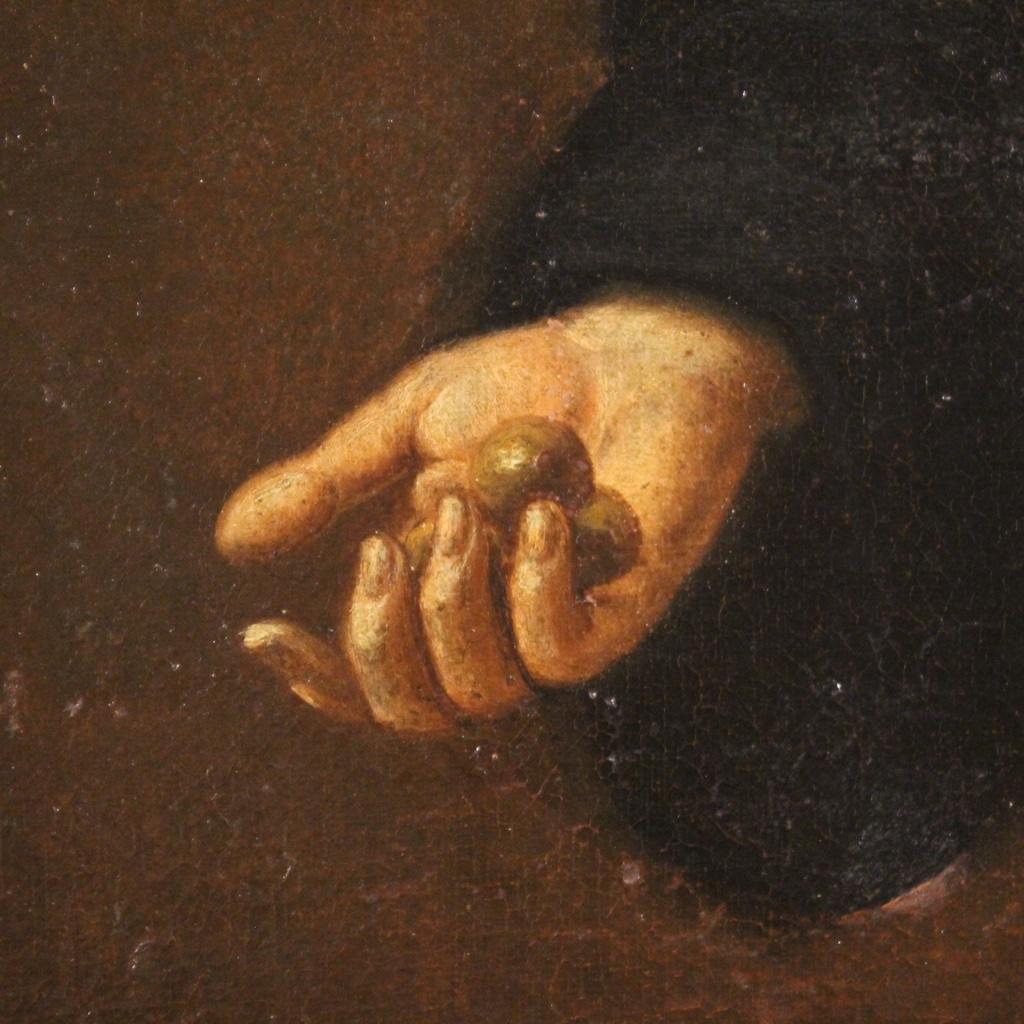 Italienisches religiöses Gemälde, Heiliger in Ecstasy, Öl auf Leinwand, 18. Jahrhundert, 1750 2