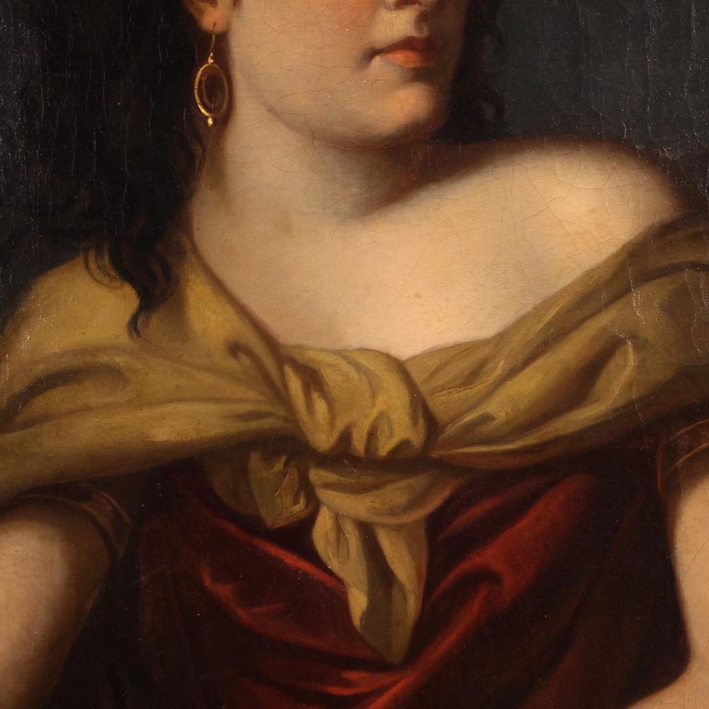 18th Century Oil on Canvas Mythological Painting Medea, 1770 For Sale 9