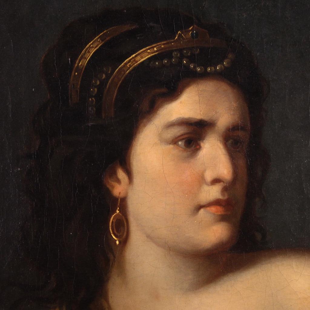 18th Century Oil on Canvas Mythological Painting Medea, 1770 For Sale 3