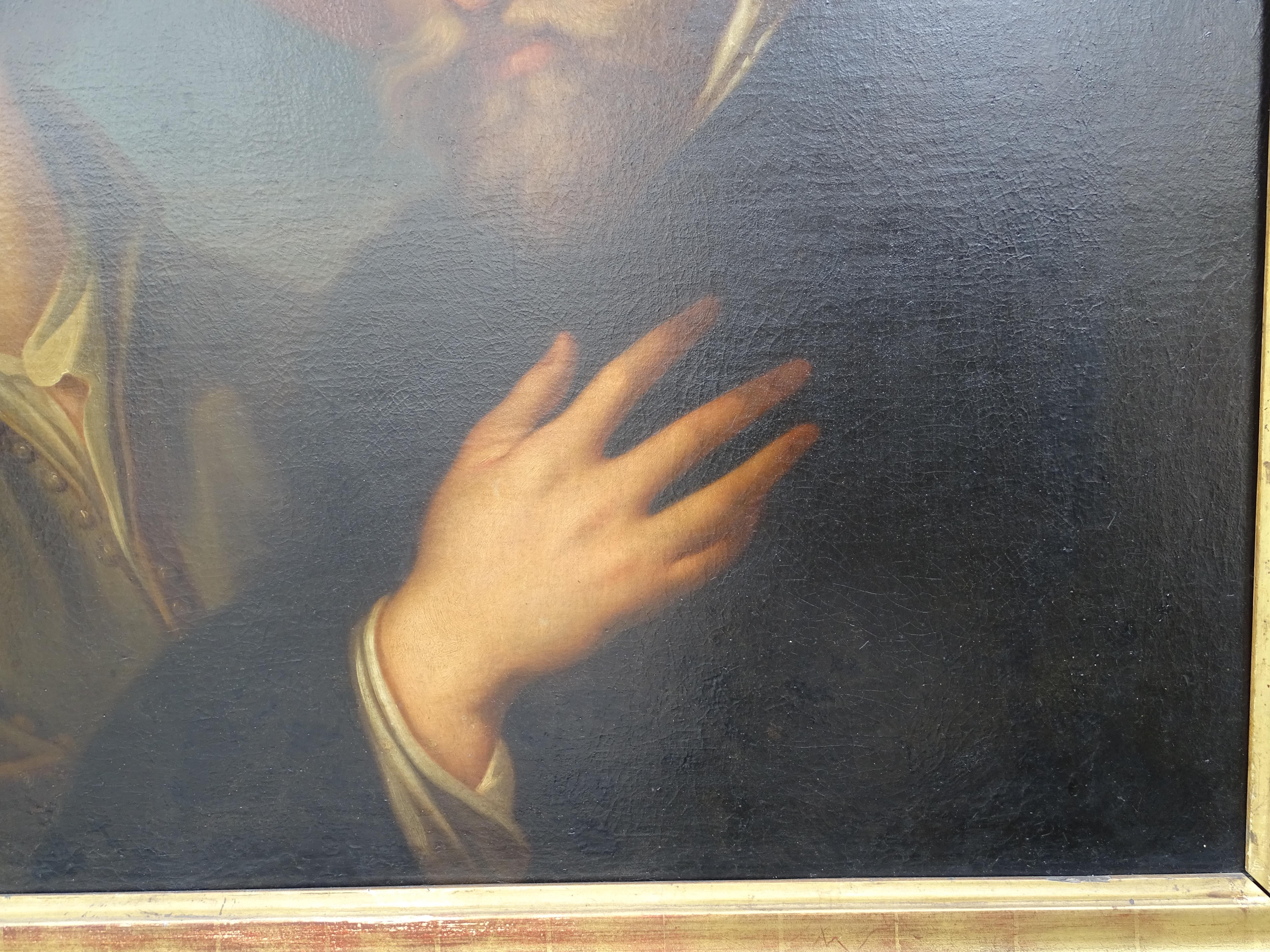 18th Century Oil on Canvas , Painting Italian Baroque Rubens and Van Dyck, 1790 5