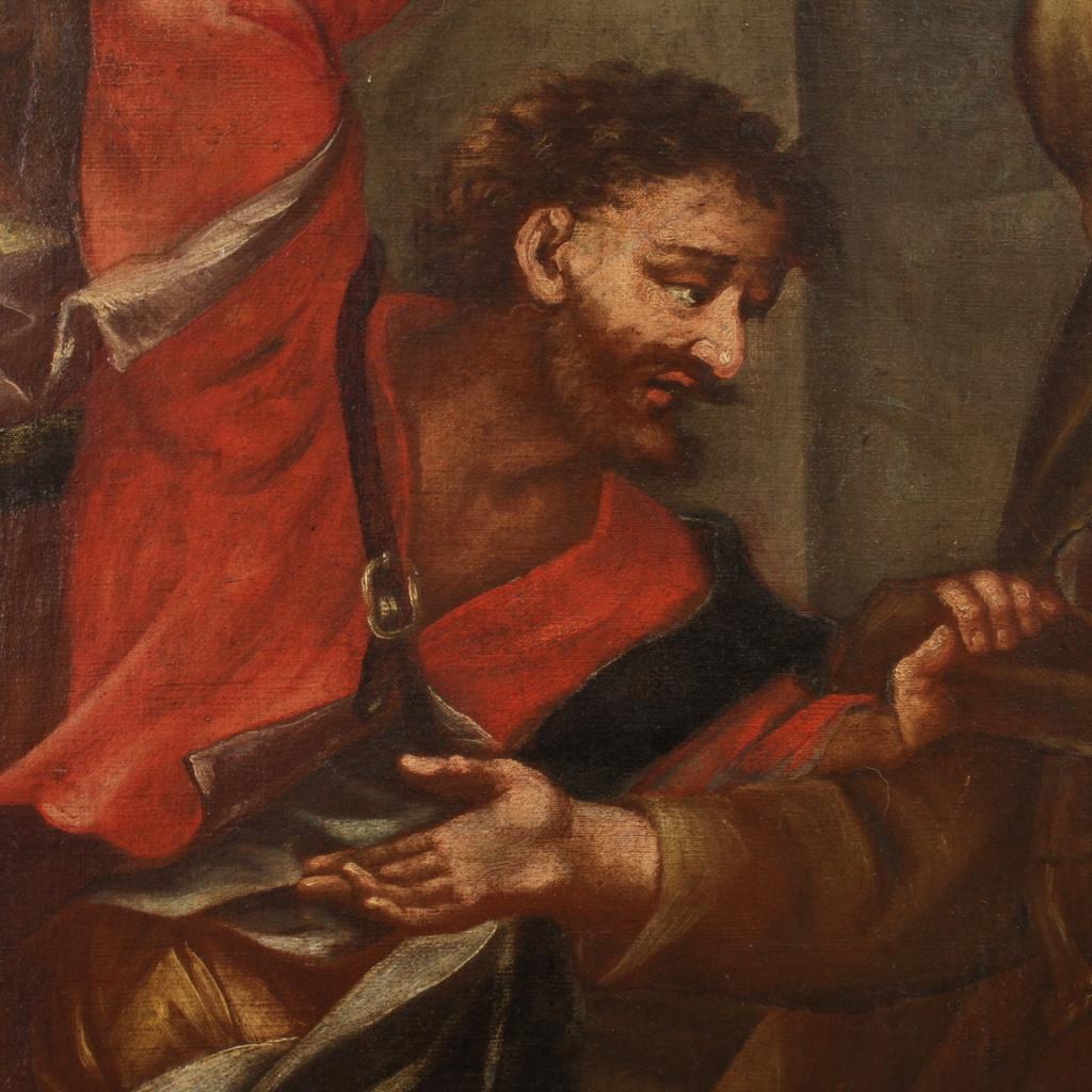 Ölgemälde auf Leinwand, Martyrdom des Heiligen Fidelis von Sigmaringen, 18. Jahrhundert im Angebot 6