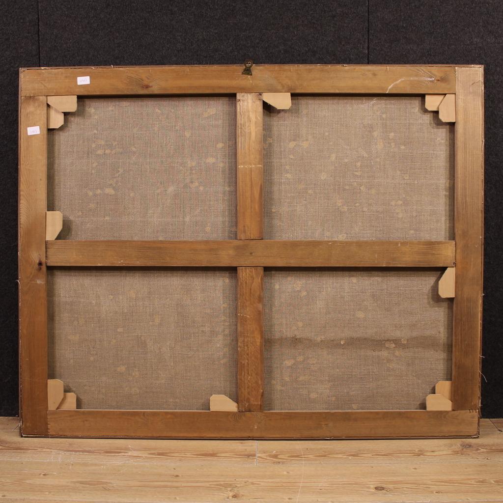 Huile sur toile du 18e siècle Peinture religieuse italienne Le Christ et la femme adultère en vente 4