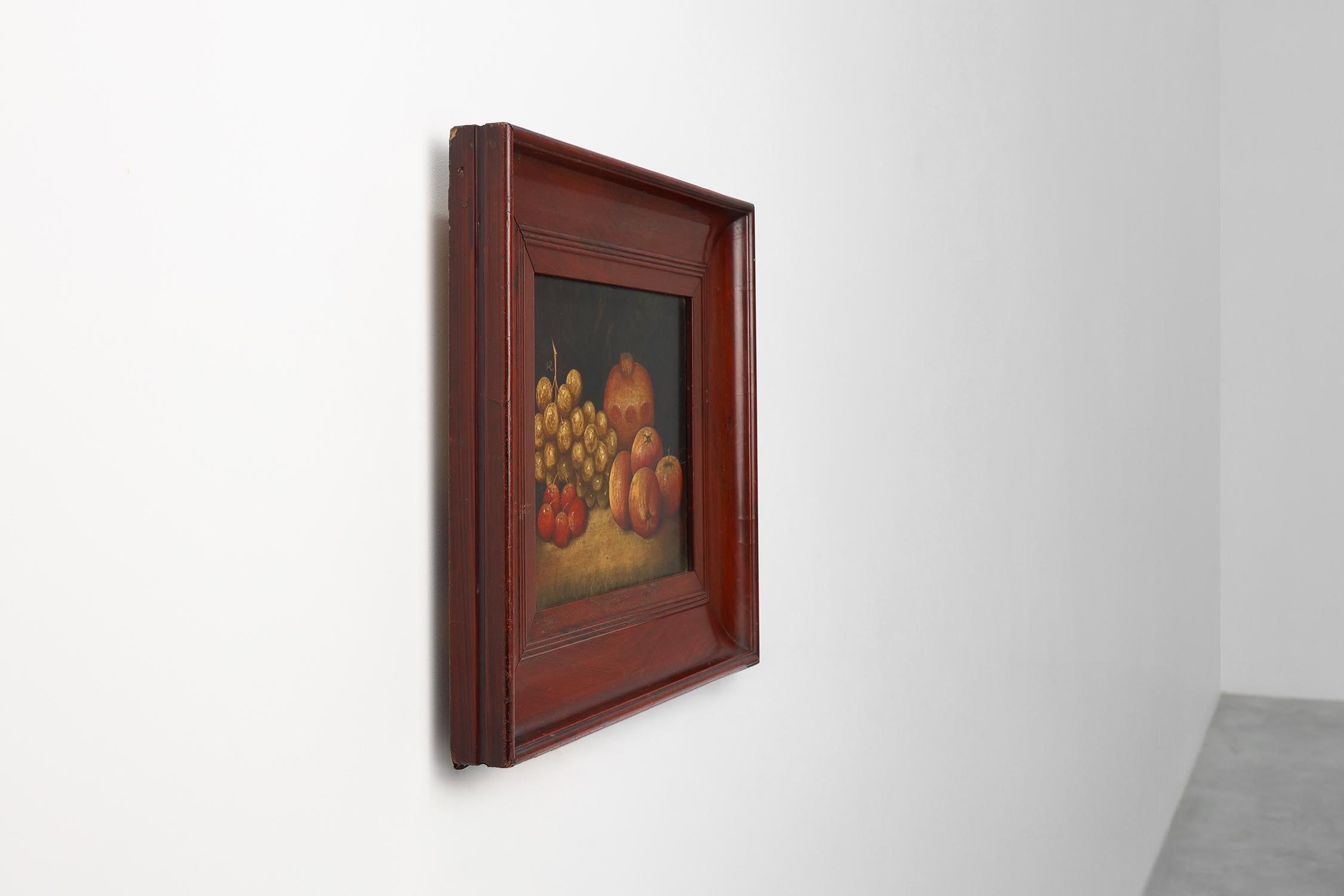 Öl auf Tafel, 18. Jahrhundert, Stillleben, Niederlande im Zustand „Gut“ im Angebot in Meulebeke, BE