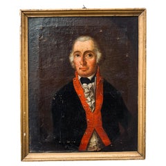 Peinture à l'huile d'un comte de noblesse européen du 18ème siècle