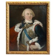 18th Century Oil Painting of Dauphin of France