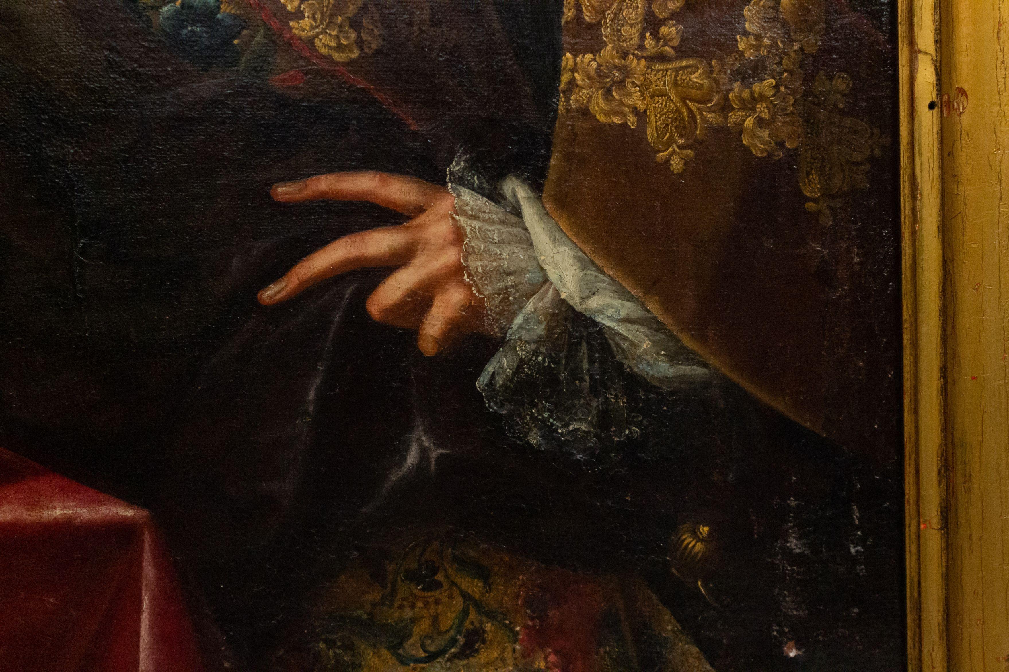 Britannique Portrait à l'huile d'un homme anglais du XVIIIe siècle en vente
