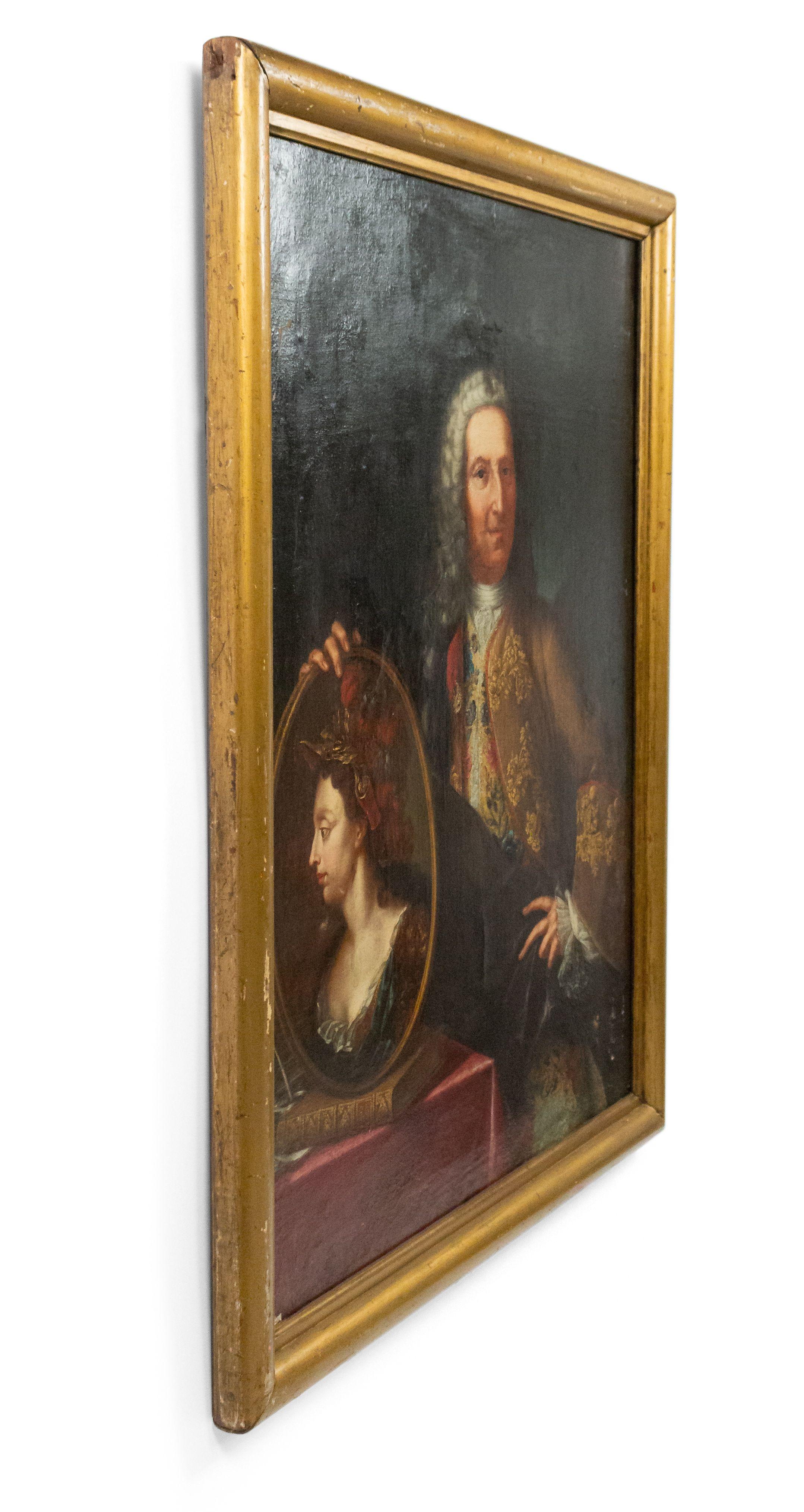 Georgian 18th Century Oil Painting Portrait of an English Gentleman For Sale